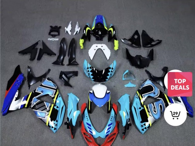 2009-2016 Suzuki GSXR 1000 Motorcycle Fairings - Blue Red Yellow White