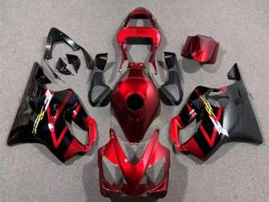 Cheap 2001-2003 Honda CBR600 F4i Motorcycle Fairings - Candy Red Black