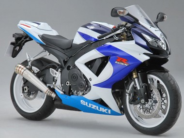 Cheap 2008-2010 Suzuki GSXR 600/750 Motorcycle Fairings - White Blue Red