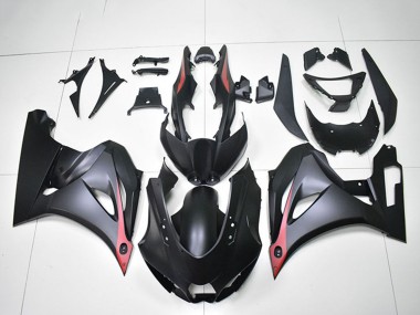 Cheap 2017-2024 Suzuki GSXR 1000 Motorcycle Fairings - Matte Black Red