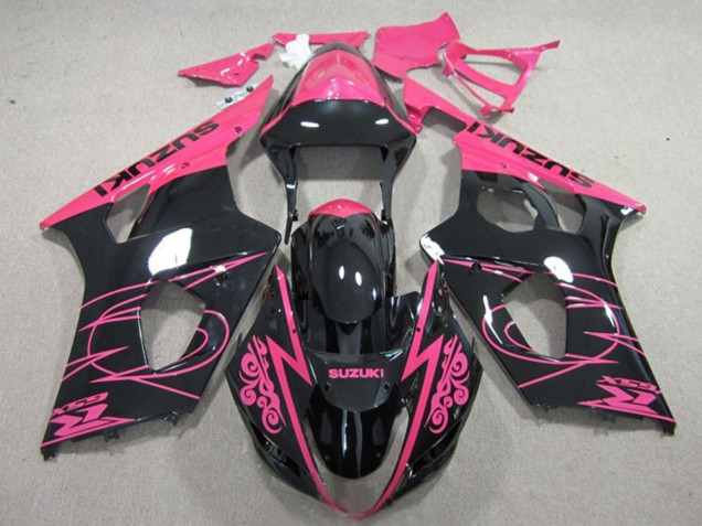 2003-2004 Suzuki GSXR 1000 Motorcycle Fairings - Pink Black