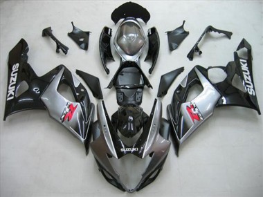 Cheap 2005-2006 Suzuki GSXR 1000 Motorcycle Fairing Kits - Glossy Black Silver Red