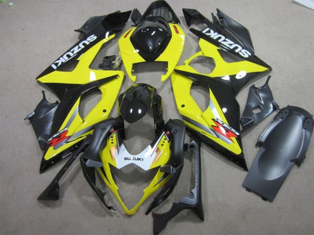 2005-2006 Suzuki GSXR 1000 Motorcycle Fairings - Yellow Black White Red