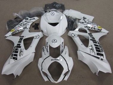 Cheap 2007-2008 Suzuki GSXR 1000 Motorcycle Fairings - White Black Jordan