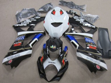 Cheap 2007-2008 Suzuki GSXR 1000 Motorcycle Fairings - White Blue Red Black