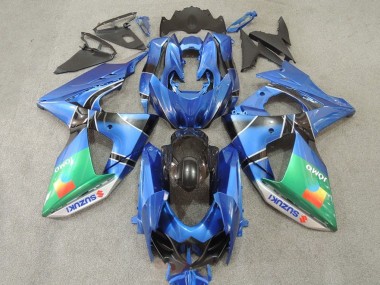 Cheap 2009-2016 Suzuki GSXR 1000 Motorcycle Fairings - Blue Green JOMO