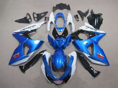 Cheap 2009-2016 Suzuki GSXR 1000 Motorcycle Fairings Kits - White Blue Black