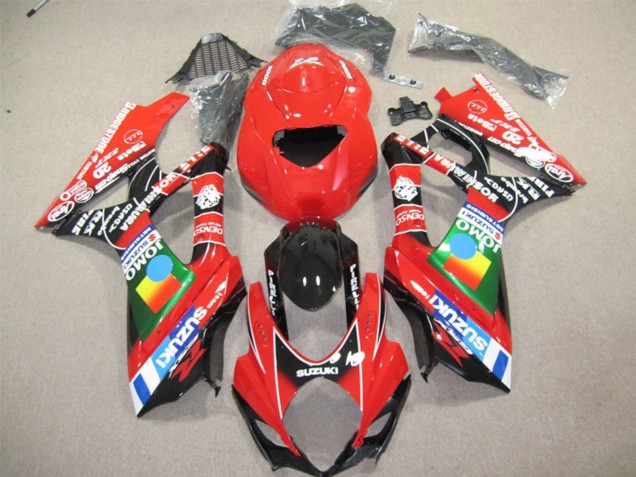 2004-2005 Suzuki GSXR 600 Motorcycle Fairings - Red Blue Green Black JOMO