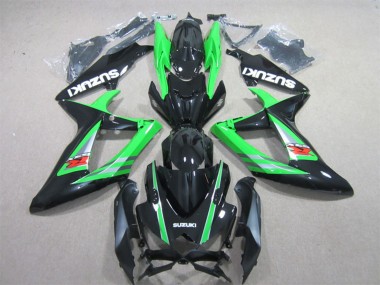 Cheap 2006-2007 Suzuki GSXR 600 Motorcycle Fairings - Green Glossy Black Red