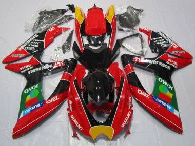 Cheap 2008-2010 Suzuki GSXR 600 Motorcycle Fairings - Red Orange Blue Green Black JOMO
