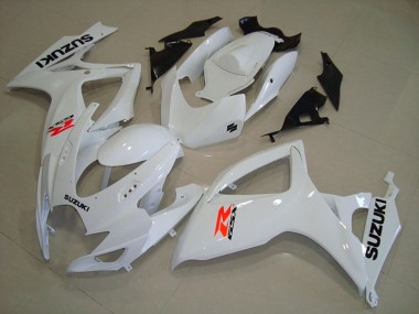 Cheap 2006-2007 Suzuki GSXR 750 Motorcycle Fairings - White