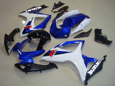 Cheap 2006-2007 Suzuki GSXR 750 Motorcycle Fairings - White Blue Glossy Black Red