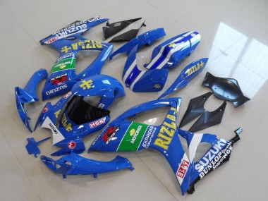 Cheap 2006-2007 Suzuki GSXR 750 Motorcycle Fairings - Blue White Green Black Gold Rizla