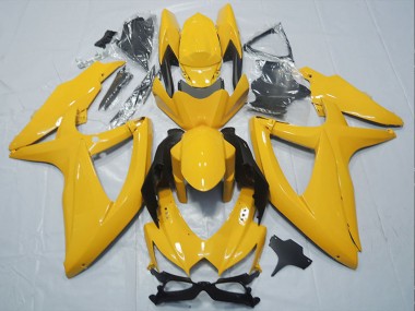 Cheap 2008-2010 Suzuki GSXR 750 Motorcycle Fairings - Yellow