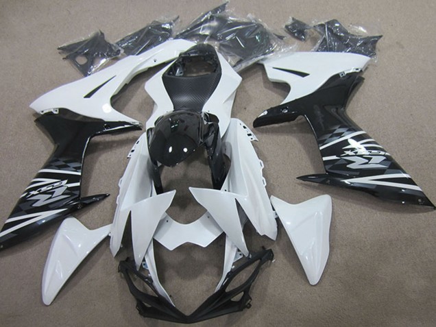 2011-2024 Suzuki GSXR 750 Motorcycle Fairing - White Black