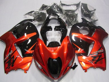 Cheap 1996-2007 Suzuki GSXR 1300 Hayabusa Motorcycle Fairings - Orange Black