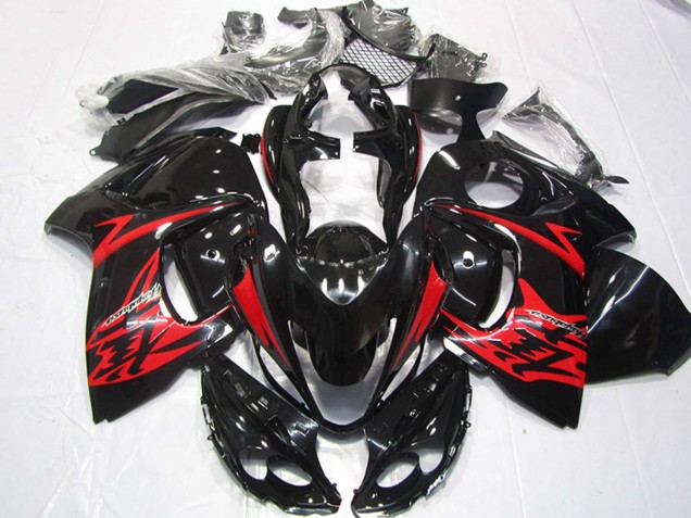 2008-2020 Suzuki GSXR 1300 Hayabusa Motorcycle Fairing - Glossy Black Red