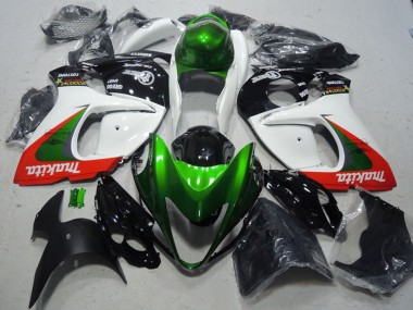 Cheap 2008-2020 Suzuki GSXR 1300 Hayabusa Motorcycle Fairings - White Green Red Makita