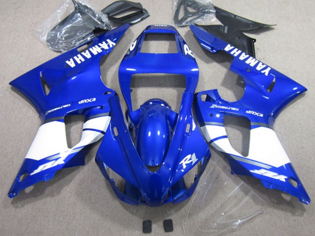 2002-2003 Yamaha YZF R1 Motorcycle Fairings - Blue White