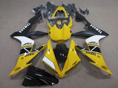 Cheap 2004-2006 Yamaha YZF R1 Motorcycle Fairings - Yellow White Black