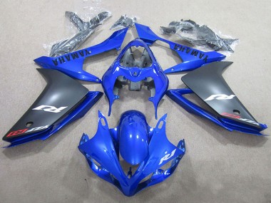 Cheap 2007-2008 Yamaha YZF R1 Motorcycle Fairings - Blue Matte Black