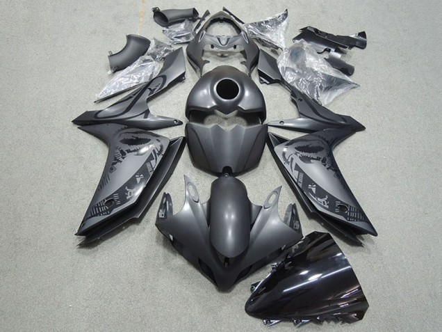 2007-2008 Yamaha YZF R1 Motorcycle Fairings - Matte Black