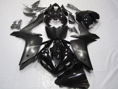 Cheap 2007-2008 Yamaha YZF R1 Motorcycle Fairing - Glossy Black Matte Black