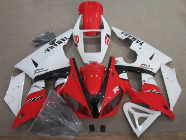 Cheap 2009-2011 Yamaha YZF R1 Motorcycle Fairing - White Red Black