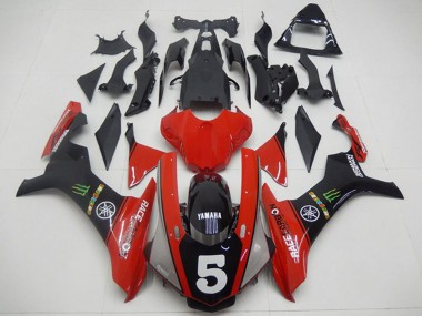 Cheap 2015-2019 Yamaha YZF R1 Motorcycle Fairings - Red Black Green Monster 5