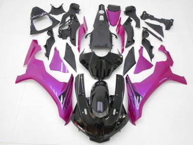 Cheap 2015-2019 Yamaha YZF R1 Motorcycle Fairings - Glossy Black Pink