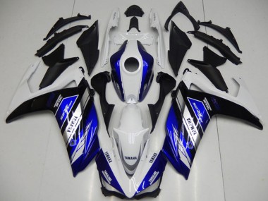 Cheap 2015-2018 Yamaha YZF R3 Motorcycle Fairings - White Blue Black Yamalube