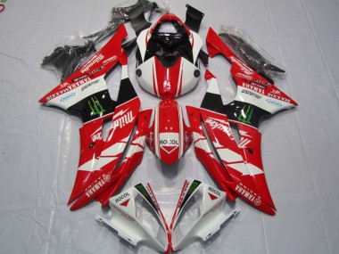 Cheap 2008-2016 Yamaha YZF R6 Motorcycle Fairings - White Red Glossy Black Green Monster Rocol Milwaukee Maxxis