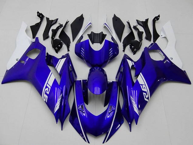 2017-2023 Yamaha YZF R6 Motorcycle Fairings - White Blue