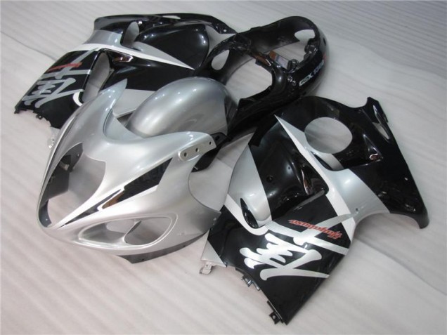 Cheapest 1996-2007 Silver Black Suzuki GSXR 1300 Hayabusa Motorcycle Fairing Kits