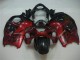 Cheapest 1996-2007 Red Black Suzuki GSXR 1300 Hayabusa Motorcycle Fairing Kit