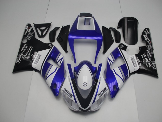 Cheapest 1998-1999 Blue White Black Yamaha YZF R1 Motorbike Fairings