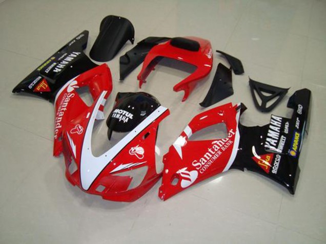 Cheapest 1998-1999 Red Black White Yamaha YZF R1 Motorbike Fairing