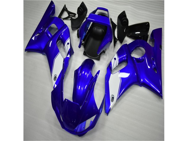 Cheapest 1998-2002 White Blue Yamaha YZF R6 Bike Fairings & Bodywork