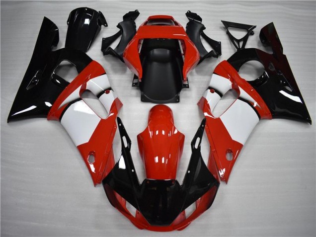 Cheapest 1998-2002 Black White Yamaha YZF R6 Motorbike Fairing