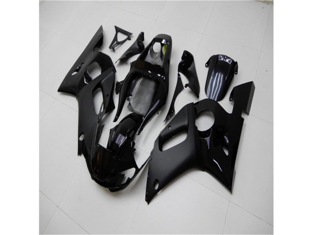 Cheapest 1998-2002 Glossy Matte Black Yamaha YZF R6 Moto Fairings