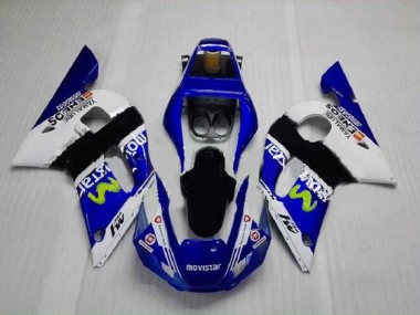 Cheapest 1998-2002 Blue Green White Yamaha YZF R6 Motorbike Fairing
