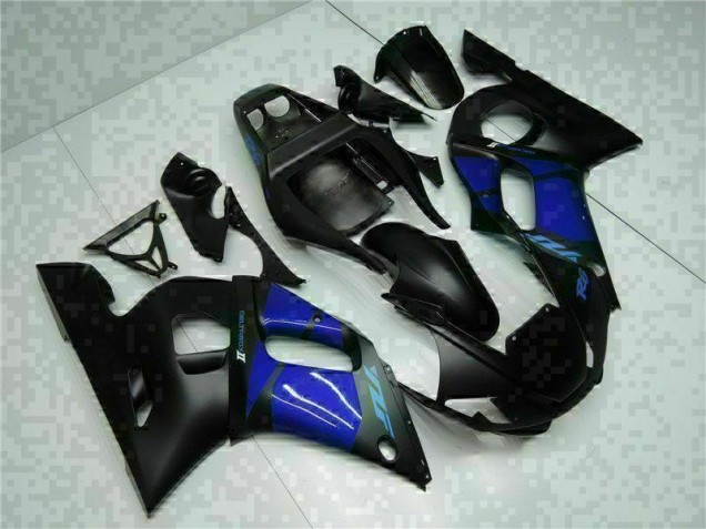 Cheapest 1998-2002 Blue Black Yamaha YZF R6 Bike Fairing Kit