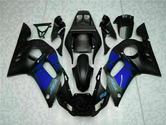 Cheapest 1998-2002 Blue Black Yamaha YZF R6 Bike Fairing Kit