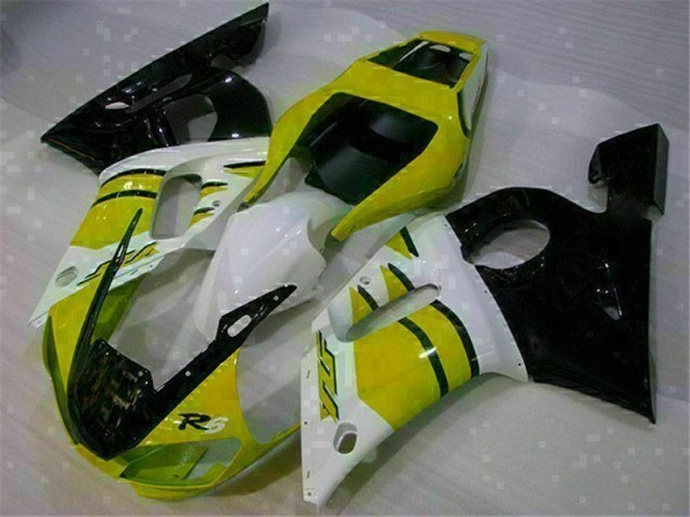 Cheapest 1998-2002 Yellow White Yamaha YZF R6 Motorcycle Fairings Kits Cheapest 1998-2002 Yellow White Yamaha YZF R6 Motorcycle Fairings Kits