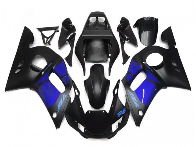Cheapest 1998-2002 Blue Black Yamaha YZF R6 Replacement Motorcycle Fairings