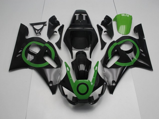 Cheapest 1998-2002 Black Green Circle Yamaha YZF R6 Bike Fairing