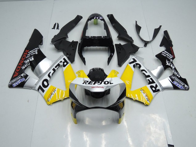 Cheapest 2000-2001 Yellow Silver Black Repsol Honda CBR900RR 929 Motor Bike Fairings Cheapest 2000-2001 Yellow Silver Black Repsol Honda CBR900RR 929 Motor Bike Fairings