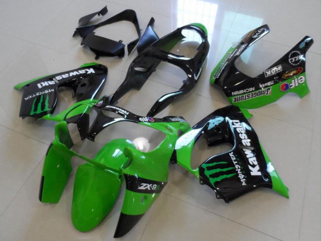 Cheapest 2000-2001 Green Monster Kawasaki ZX9R Motorcycle Fairings Cheapest 2000-2001 Green Monster Kawasaki ZX9R Motorcycle Fairings