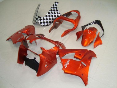 Cheapest 2000-2001 Orange Kawasaki ZX9R Motorbike Fairings