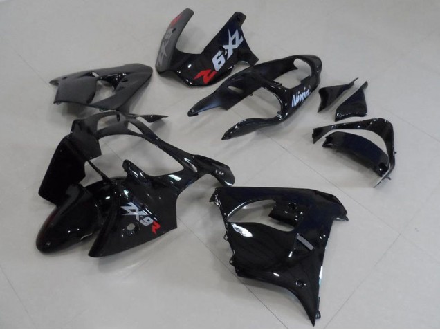 Cheapest 2000-2001 Black with Grey Decals Kawasaki ZX9R Motorcycle Fairing Kit Cheapest 2000-2001 Black with Grey Decals Kawasaki ZX9R Motorcycle Fairing Kit